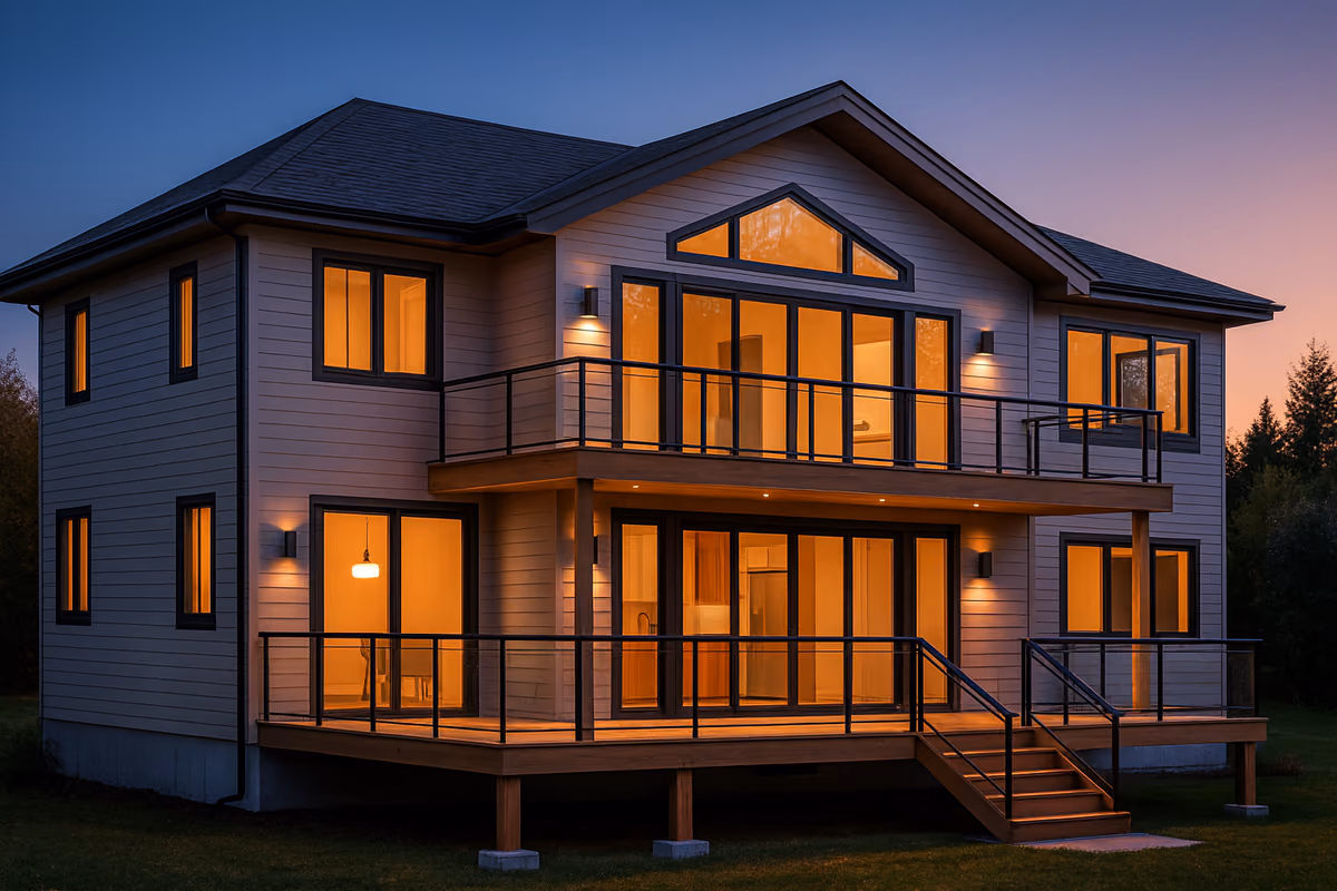 Three-dimensional second-floor addition design in Innisfil