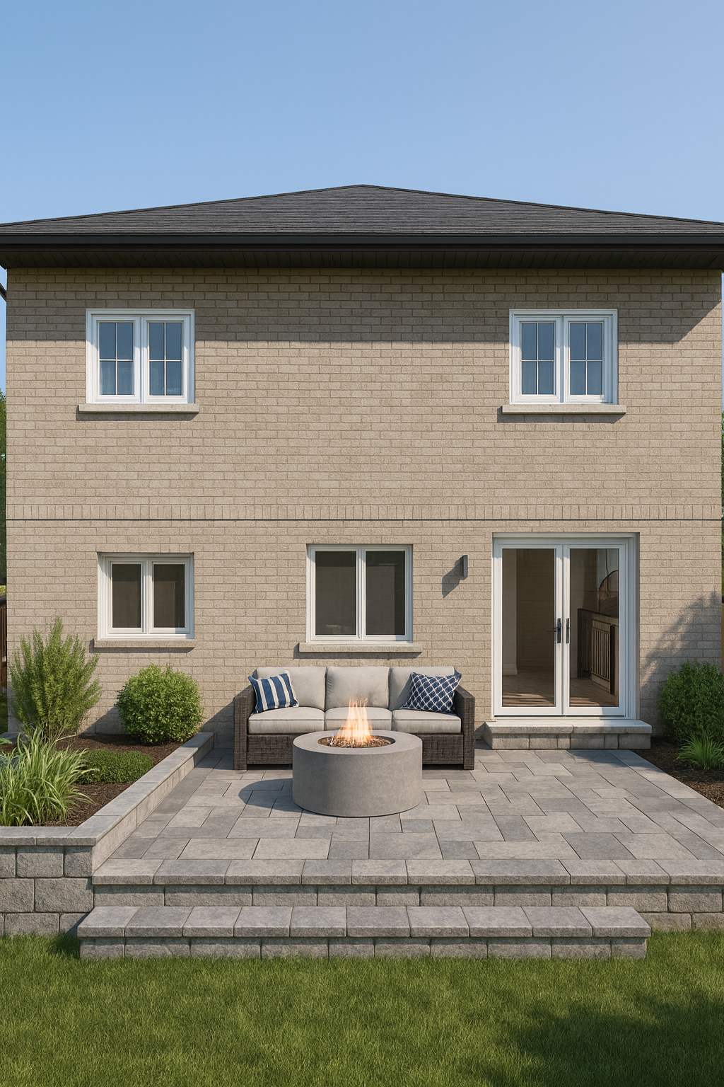 Cafe fit‑up with accessible washroom and counter